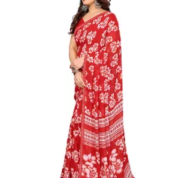 Moda Rapido Floral Printed Beads and Stones Saree image 3
