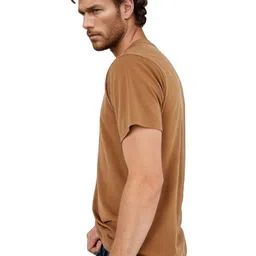 BLUEFICUS Men Graphic Printed Bio Finish Slim Fit T-shirt image 3