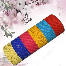 Shopmart Set Of 144 Textured Bangles-picture-30