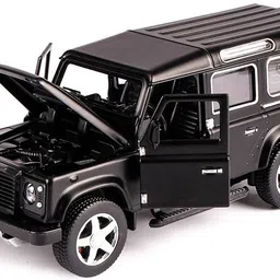 ukaxa 1:32 Scale Land Rover Defender Diecast Metal Car Pull Back with Sound & Light,-picture-16