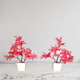 ak Red Eucalyptus Artificial Flower with Pot-picture-32