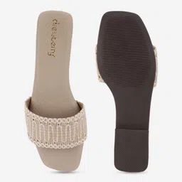 DressBerry Women Open Toe Flats with Tassels image 2