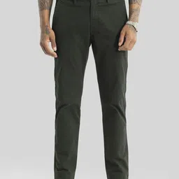 Snitch Men Smart Slim Fit Chinos Formal Trousers-picture-18