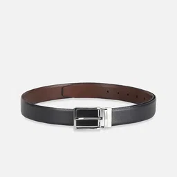 Peter England Men Textured Tang Closure Formal Belt image 1