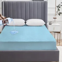 AVI Blue Terry Water Resistant Mattress Protector-image-22