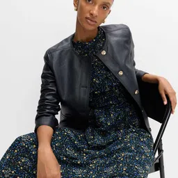 Marks & Spencer Floral Print A-Line Maxi Dress image 4