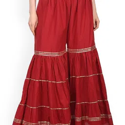 SRISARAS Women Pleated Trousers-picture-20