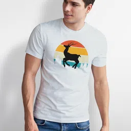 Seekbuylove Men Printed Bio Finish T-shirt image 4