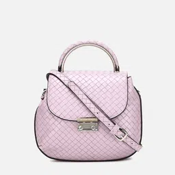 allen solly woman Allen Solly Checked Textured PU Swagger Sling Bag with Quilted-picture-19