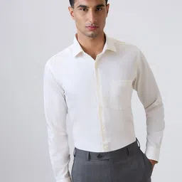 Raymond Pure Cotton Contemporary Fit Semicutaway Collar Formal Shirt-picture-39