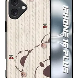 QRIOH Cartoon Characters Printed iPhone 16 Plus Back Case Mobile Accessories image 3