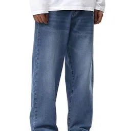 Moda Rapido Men Relaxed Fit High-Rise Light Fade Stretchable Jeans image 5