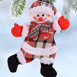 Ascension Red & Green Christmas Santa Claus Pendant Festive Decor image 5