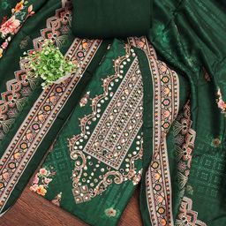 SHADOW & SAINING Ethnic Motifs Printed Unstitched Dress Material-picture-26
