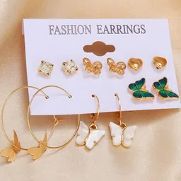 DressBerry Gold-Plated Alloy Earrings-picture-13