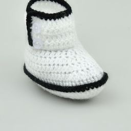 FUNKRAFTS Kids Handmade Crochet Pure Wool Booties-image-57