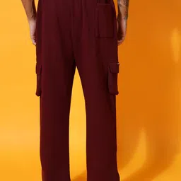 GRIFFEL Men Printed Straight Fit Track Pants image 4