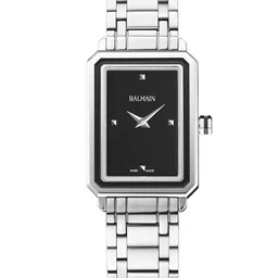 Balmain Women Square Dial & Stainless Steel Straps Analogue Watch B43913366-image-9