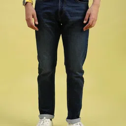 V-Mart Men Slim Fit Mid-Rise Light Fade Jeans-image-33