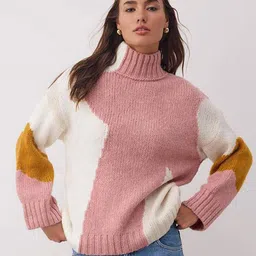 Trendyol Women Colourblocked Pullover-picture-21