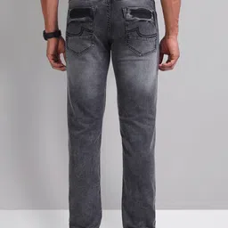 AD By Arvind Men Skinny Fit Mildly Distressed Heavy Fade Jeans image 3