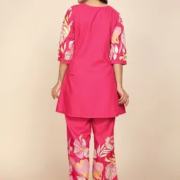 Maheshwar Printed Tunic With Palazzos Co-Ords image 5