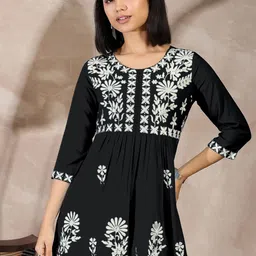 routes by all about you all about you Women Embellished Embroidered Peplum Top image 5