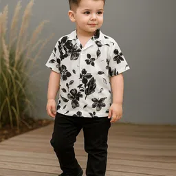TOONKY Boys Printed Shirt with Trousers-picture-19