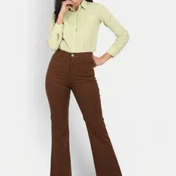 Next One Women Smart Straight Fit High-Rise Easy Wash Trousers-picture-50
