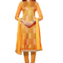 Maroosh Geometric Embroidered Beads and Stones Cotton Unstitched Dress Material-picture-25