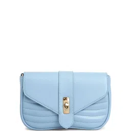 DressBerry PU Half Moon Sling Bag with Quilted image 4