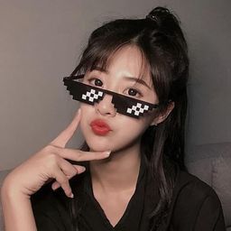 Arzonai Unisex Black Sunglasses-picture-24