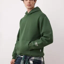 Trendyol Men Hooded Long Sleeves Oversized Pullover Sweatshirt with Pocket-picture-27