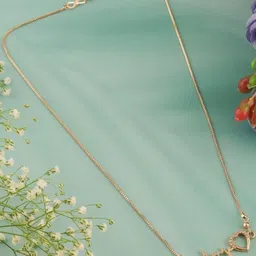 DressBerry Gold Plated Minimal Necklace image 2