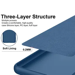 LIRAMARK Scratch Resistance Silicone Realme GT 6T 5G Back Case image 3