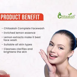 Chitaaksh Kesar Brightening Facewash-100 ml image 4