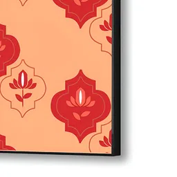 nestroots Red & Peach Citrus Soiree Motifs Painting Wall Art image 2