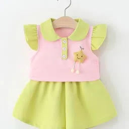 LULU & SKY Girls T-shirt with Shorts-picture-27