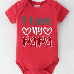 BLUSHES Infant Printed Pure Cotton Half Sleeve Bodysuit-picture-2
