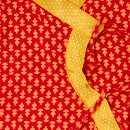 KID1 Boys Ethnic Motif Printed Angrakha Pure Cotton Kurta with Dhoti Pants image 4