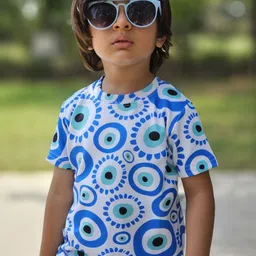 YK Kids Geometric Printed T-shirt With Shorts image 5