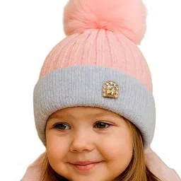 Eleg & Stilance Unisex Kids Woollen Beanie-picture-18