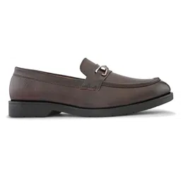 HERE&NOW Synthetic Leather Round Toe Slip-On Formal Shoes image 5