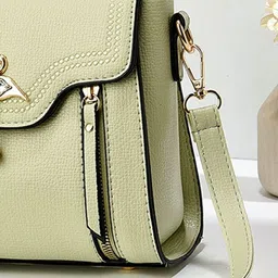 StyleCast Women Textured Structured Satchel Bag image 2