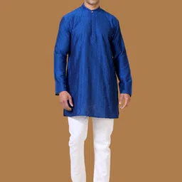 TATTVA Men Keyhole Neck Anarkali Kurta image 1