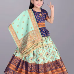 BAESD Girls Ready to Wear Lehenga & Blouse With Dupatta image 3