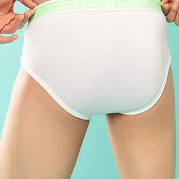 John Players Pack Of 2 Striped Cotton BriefsJPC026Z19S image 2