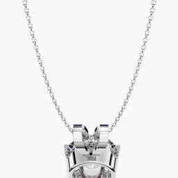 VALANOVA BIS Hallmark 14K White Gold Diamond Studded Pendant 1.28 g image 5