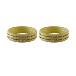 Vidhya Kangan Golden Stone Stud Acrylic Bangle image 2