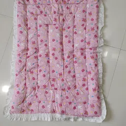 abc Premium Baby Godadi Set of 2 | Multi-Layer Cotton Quilt Stantard Cartoon,Animal image 5